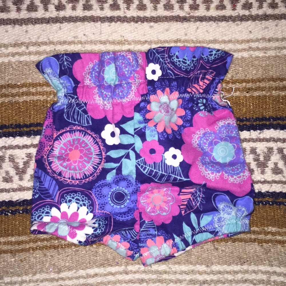 High wasted baby shorts size 6mo